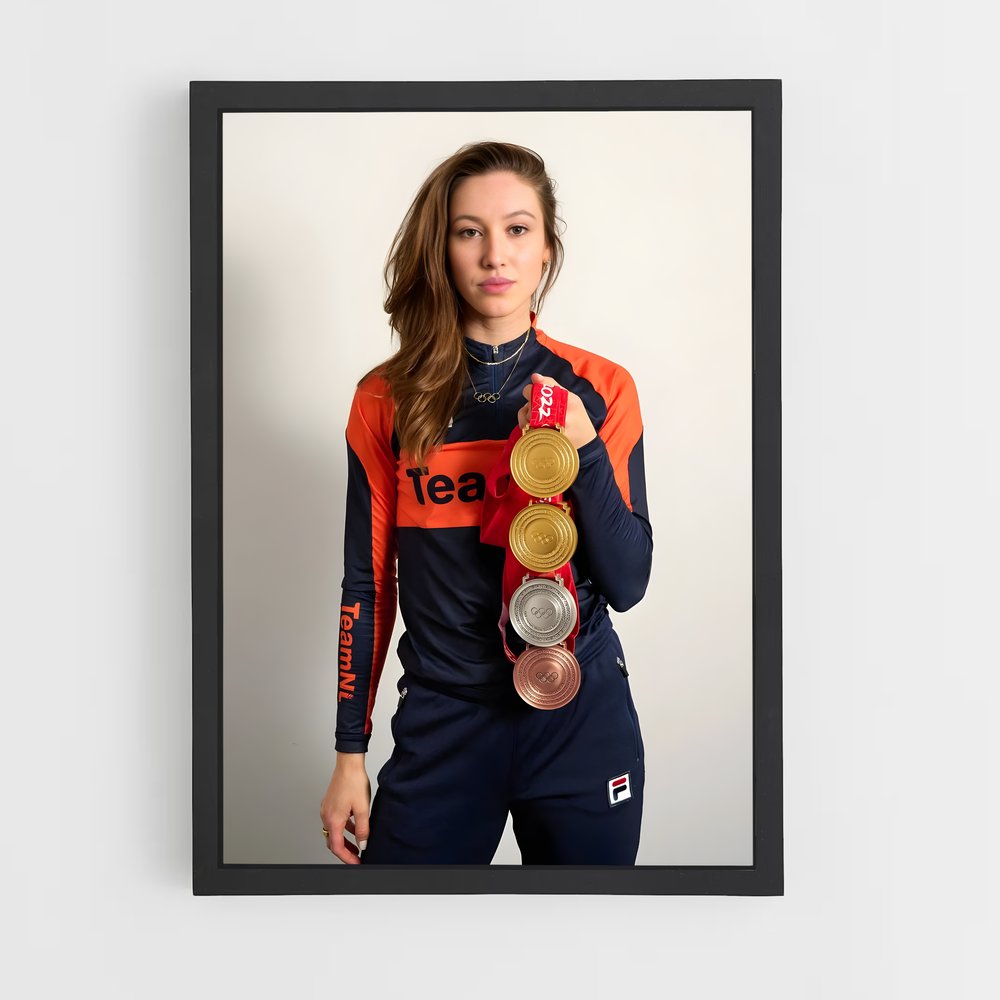 Poster Beijing hommage – affiche Jeux Olympiques (vue 2)